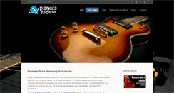 Desktop Screenshot of planetaguitarra.com